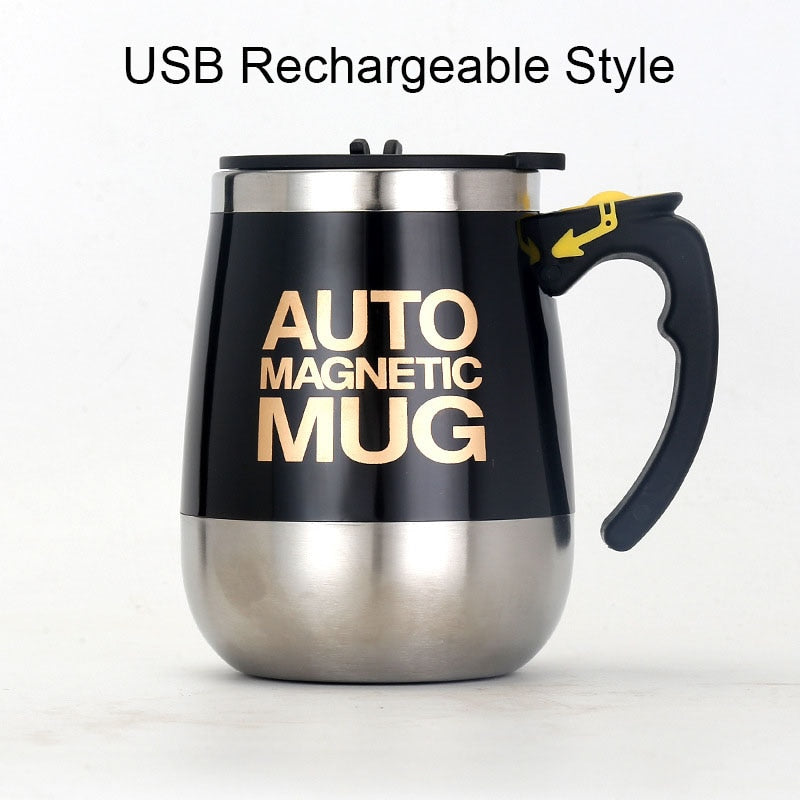 USB Rechargeable Automatic Self Stirring Magnetic Mug New Creative Electric  Smart Mixer Coffee Milk Mixing Cup Water Bottle